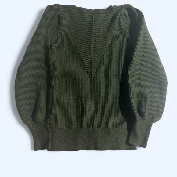 TECREW Women’s Size Small Dark Green Sweater - Picture 2 of 4